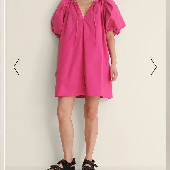 NA-KD Multi Colored Print Dress - Picture 1 of 6